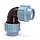 Unidelta Knie 90° PP 16 mm knel 16bar zwart/blauw