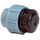 Unidelta Eindkap PP 25 mm knel 16bar zwart/blauw