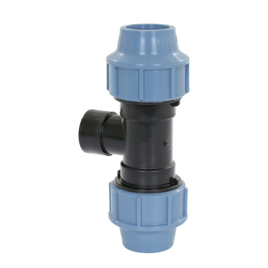 Unidelta T-stuk 90° PP 16 mm x 3/4" x 16 mm binnendraad
