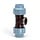Unidelta T-stuk 90° PP 50 mm x 1/2" x 50 mm binnendraad