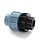 Unidelta schroefkoppeling PP 16 mm x ½" binnendraad