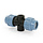 Unidelta T-stuk 90° 32 x 32 mm x ¾" grondpenaansluiting
