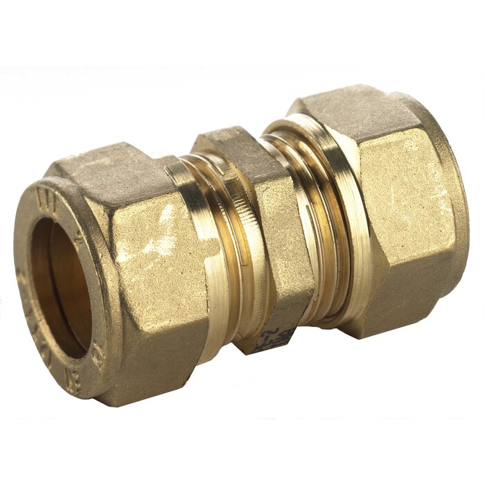 Rechte Knelkoppeling 12mm