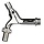 Tapkraan met sleutel chroom 1/2"