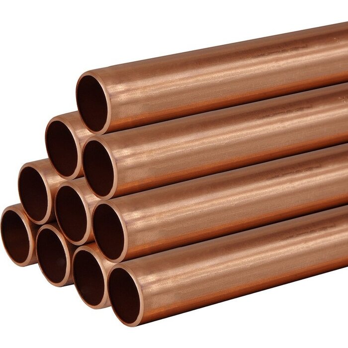 Halcor Roodkoperen buis 22 mm – 5 meter – Kiwa/Gastec