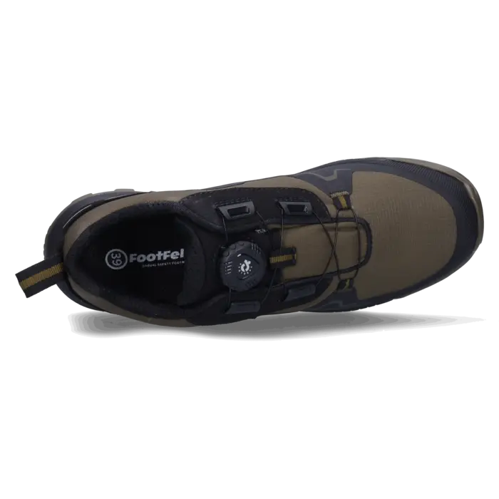 Masha S7S Masha – Safety Shoes with Dial Closure – Black/Olive