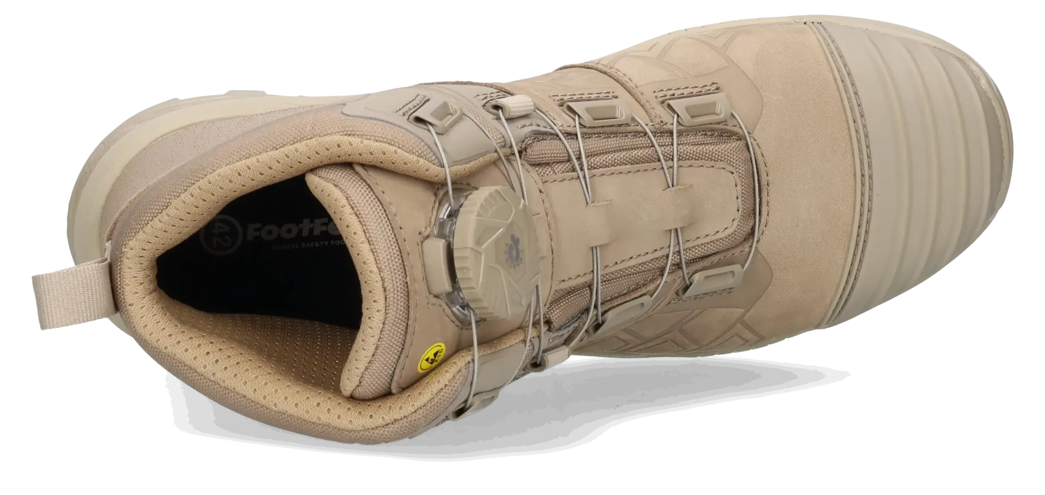 Bronco Bronco - S3S - Werkschoenen met draaiknop - Zand