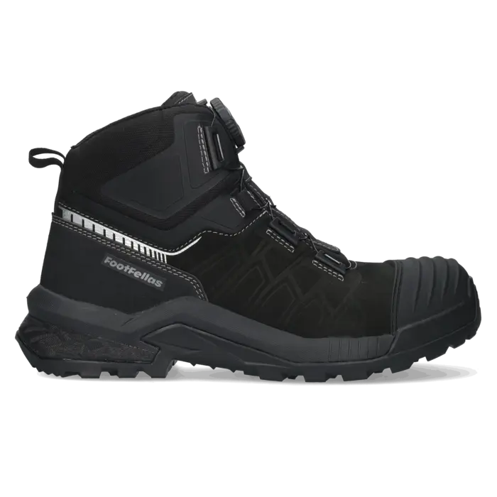 Bronco Bronco - S3S - Safety Shoes with Dial Closure - Black