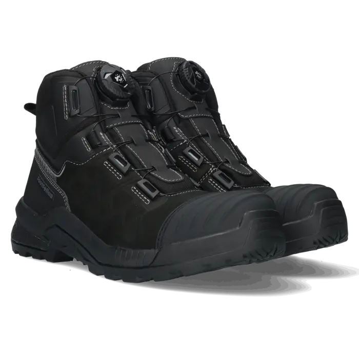 Bronco Bronco - S3S - Safety Shoes with Dial Closure - Black