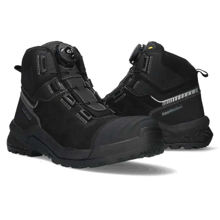 Bronco Bronco - S3S - Werkschoenen met draaiknop - Zwart