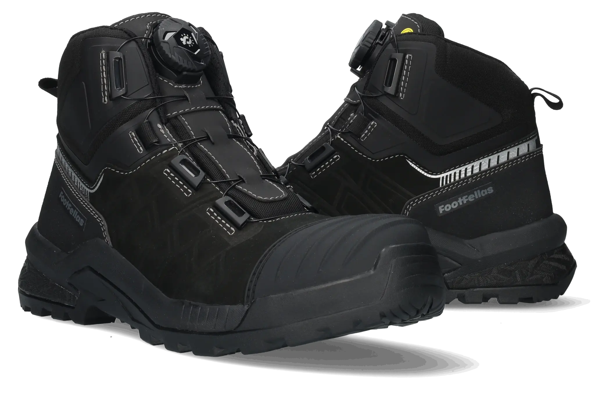 Bronco Bronco - S3S - Werkschoenen met draaiknop - Zwart