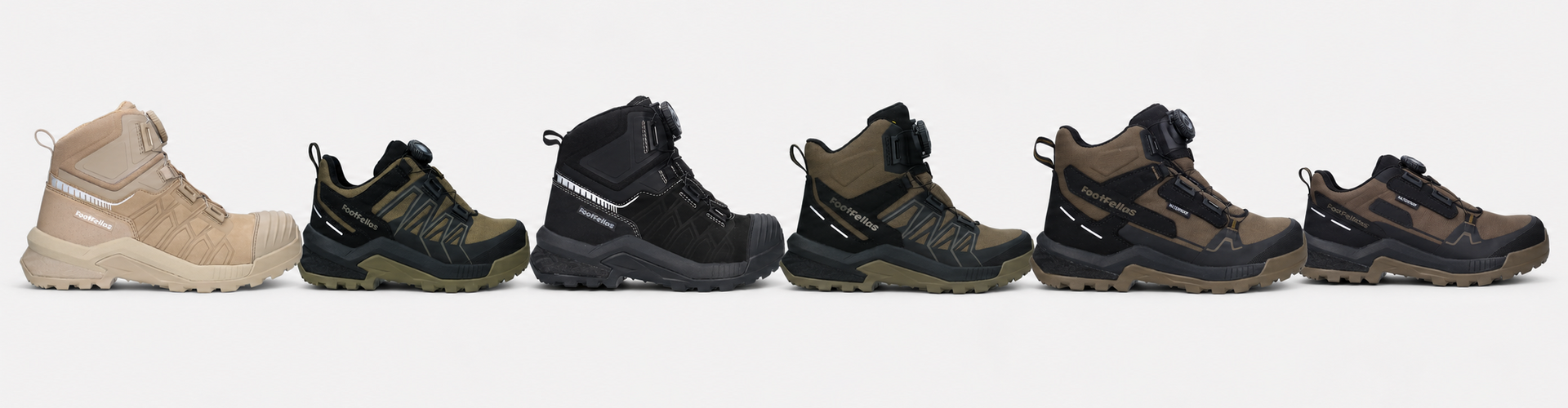 Hoe werkt draaiknop bij werkschoenen?