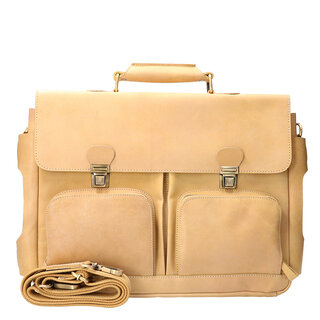 Orange Fire Luxe werktas tuigleer naturel