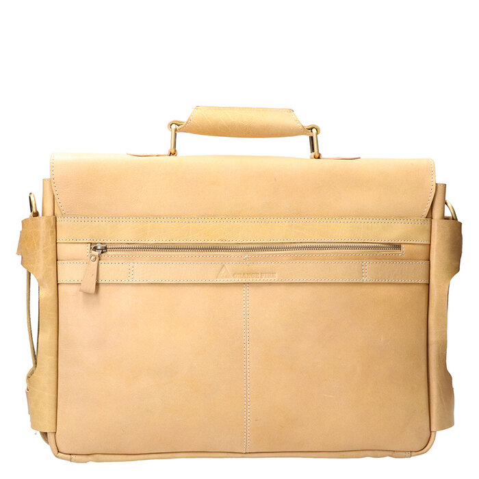 Orange Fire Luxe werktas tuigleer naturel