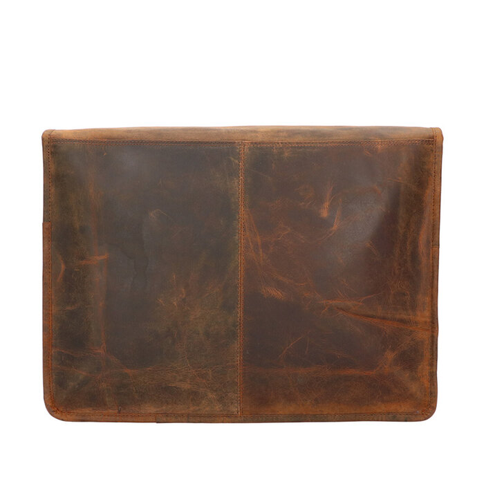 Orange Fire Rat Pack Messenger Overslag 17 inch Laptop tas