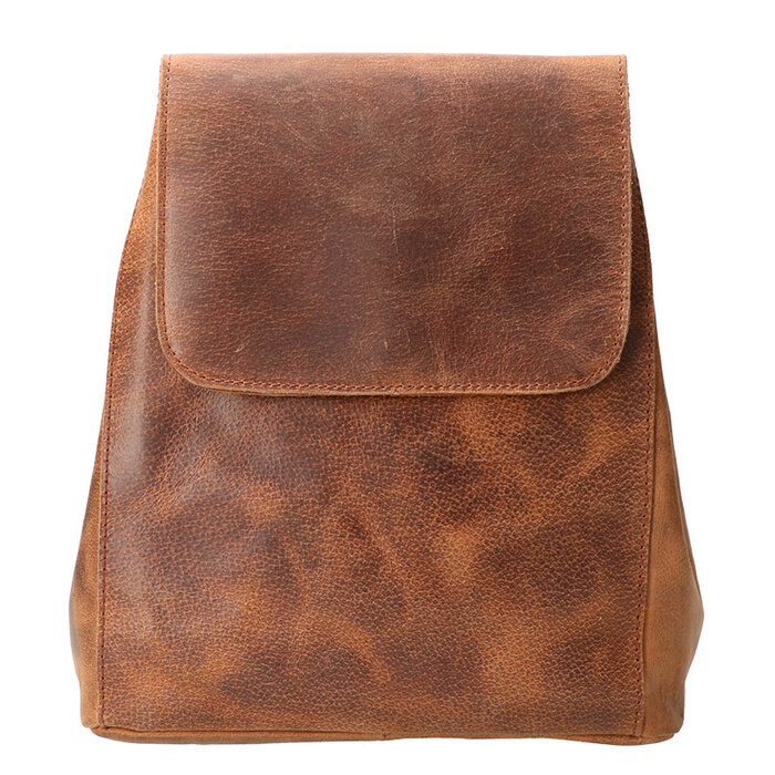 Leather Design Aantrek rugzak hunter