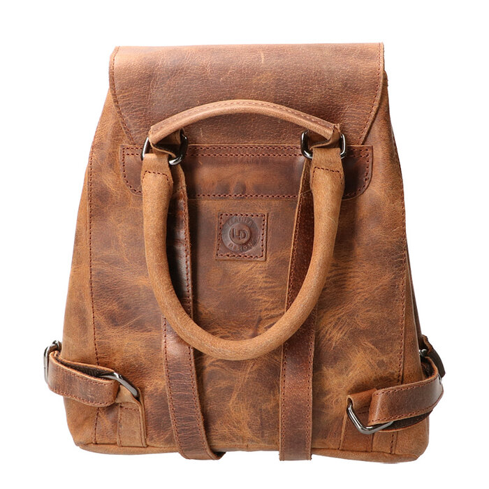 Leather Design Aantrek rugzak hunter