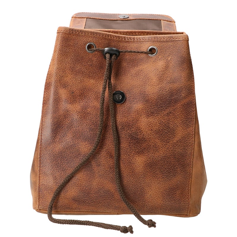 Leather Design Nina – Lederen Aantrek Rugzak