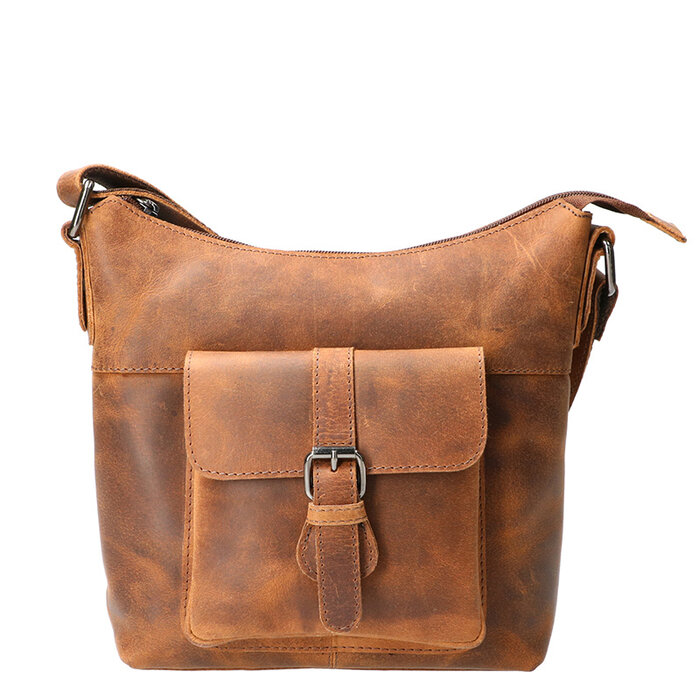 Leather Design Schoudertas hunter klein