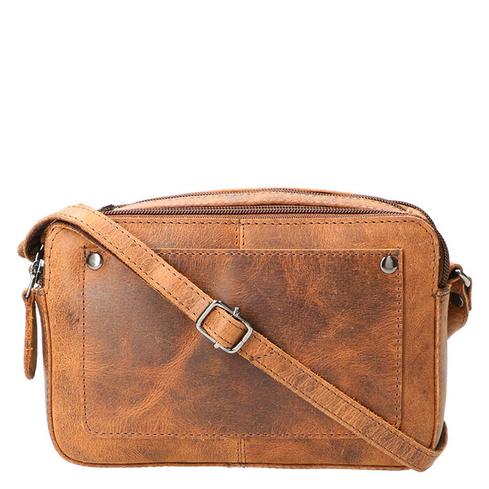 Leather Design Schoudertas hunter klein