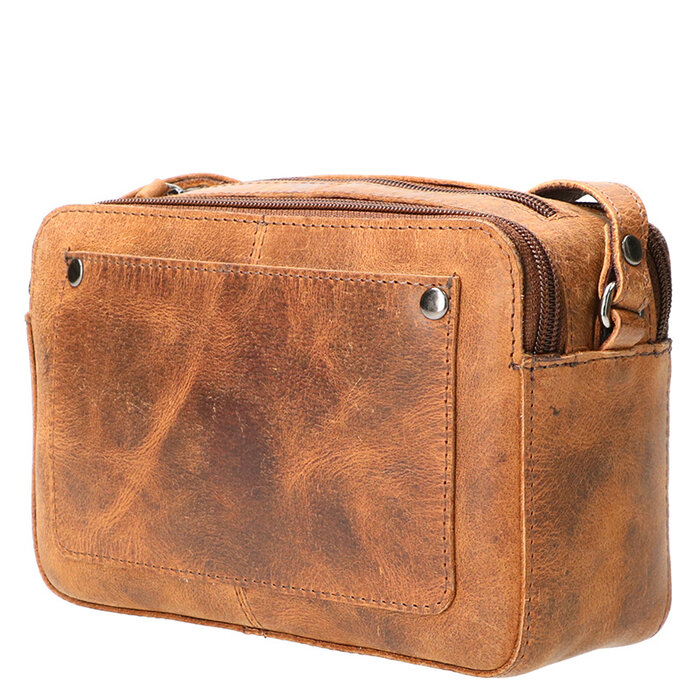 Leather Design Schoudertas hunter klein