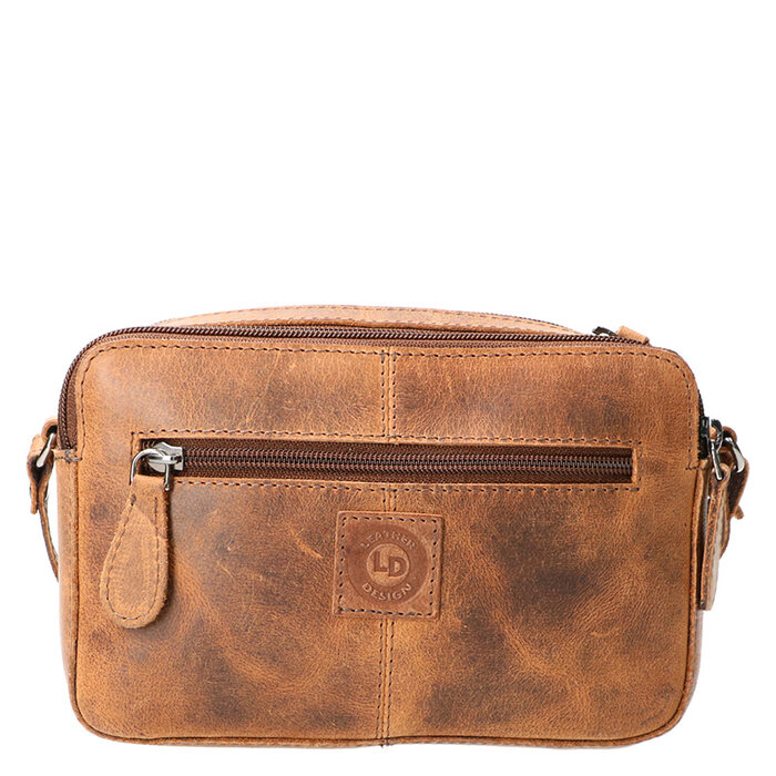 Leather Design Schoudertas hunter klein