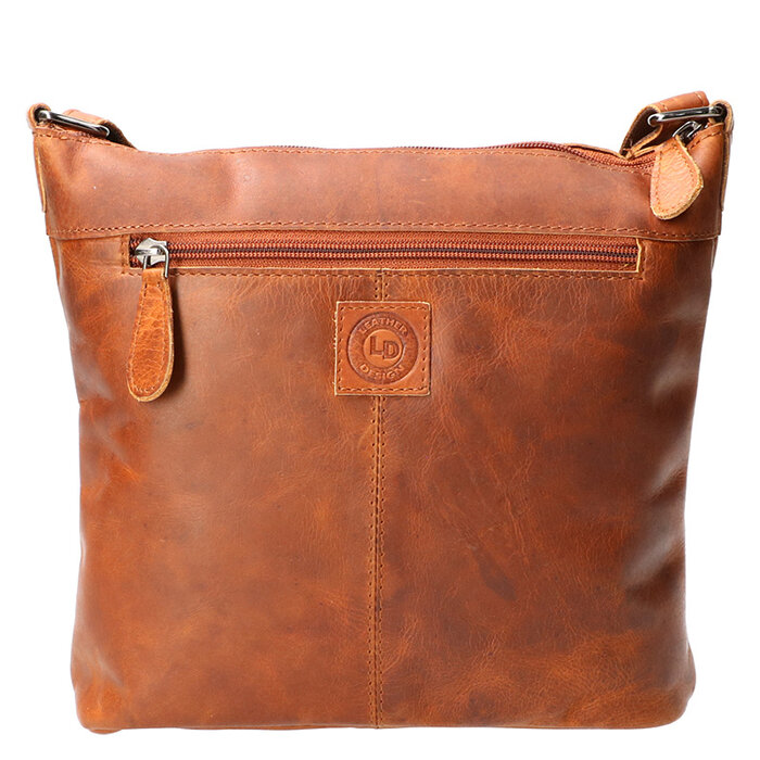 Leather Design Shoulder bag Natural