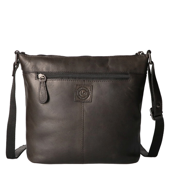Leather Design Shoulder bag Black
