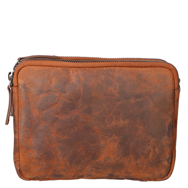 Leather Design Xanthe – Lederen Schoudertas met Rits