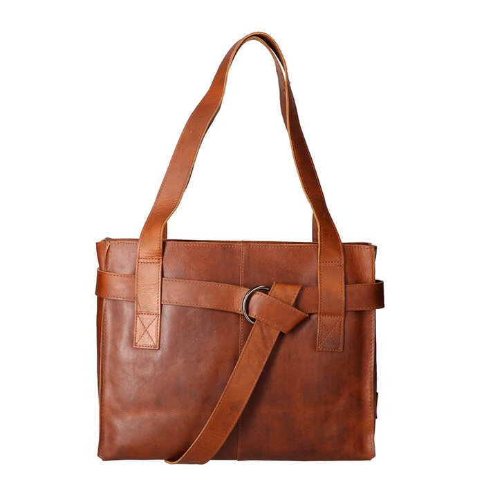 Leather Design Revival Ladies hand and shoulder bag natural