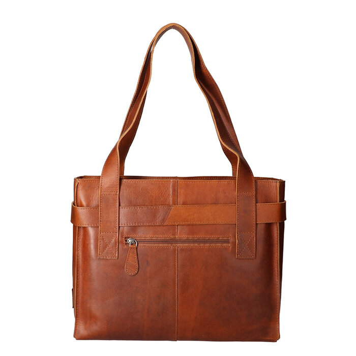 Leather Design Revival Ladies hand and shoulder bag natural