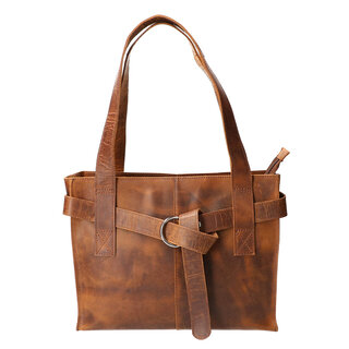 Leather Design Revival Dames hand- en schoudertas