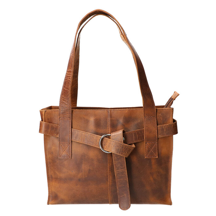 Leather Design Revival Dames hand- en schoudertas