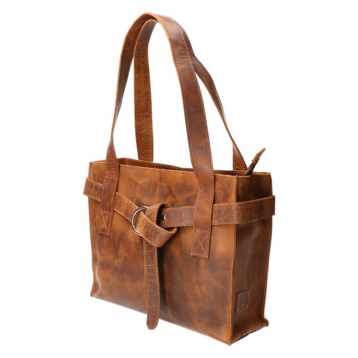 Leather Design Revival Dames hand- en schoudertas