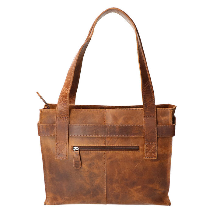 Leather Design Revival Dames hand- en schoudertas