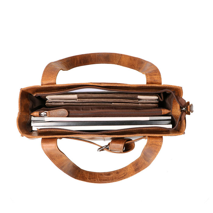 Leather Design Revival Dames hand- en schoudertas