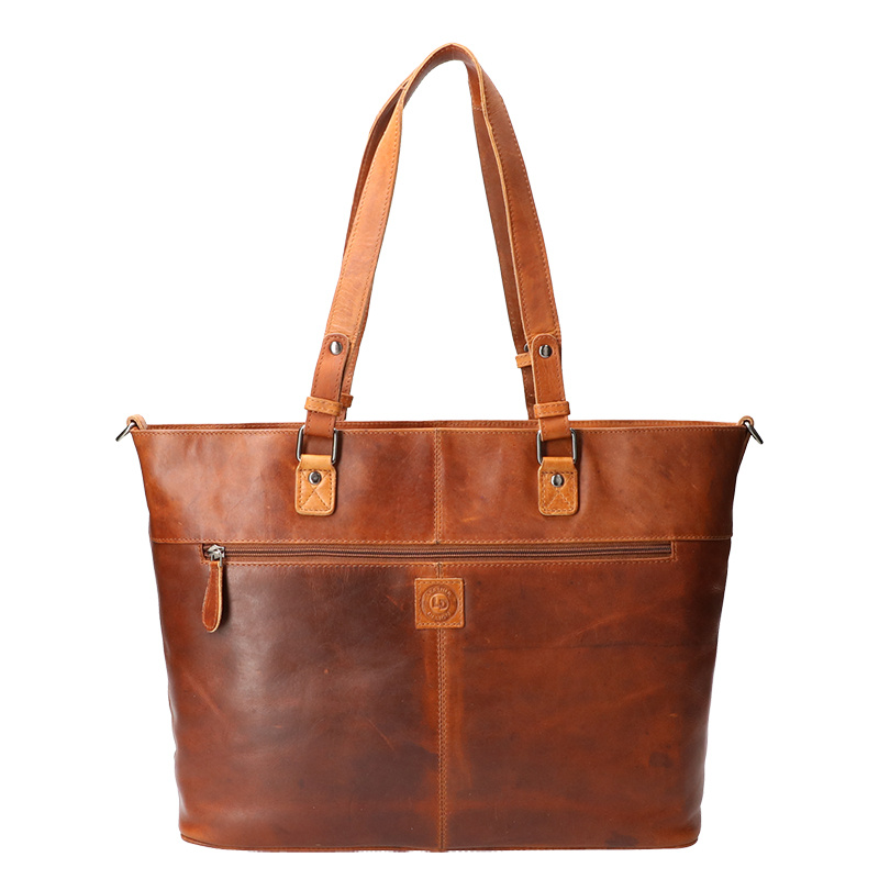 Leather Design Hand and shoulder work bag