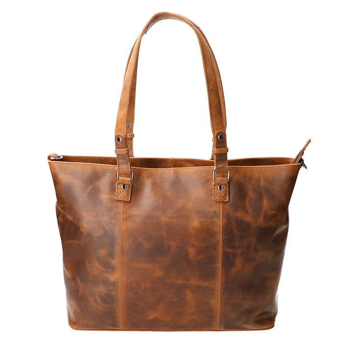 Leather Design Hand- en schouder werktas