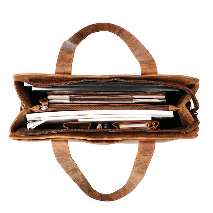 Leather Design Dafina – Lederen Dames Schouder-/Hand Werktas
