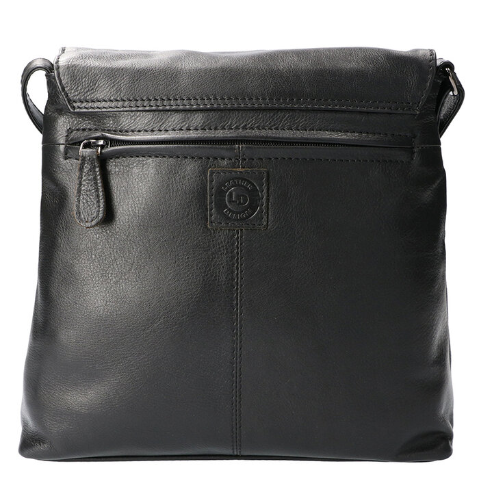 Leather Design Shoulder bag Black