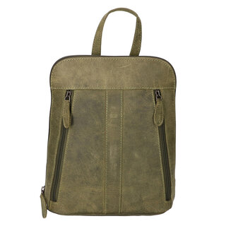 Leather Design Rugzakje Hunter green