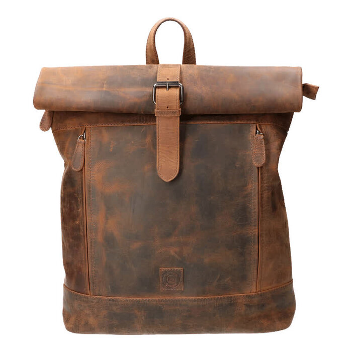 Leather Design Beatrice – Lederen Rolltop Rugtas