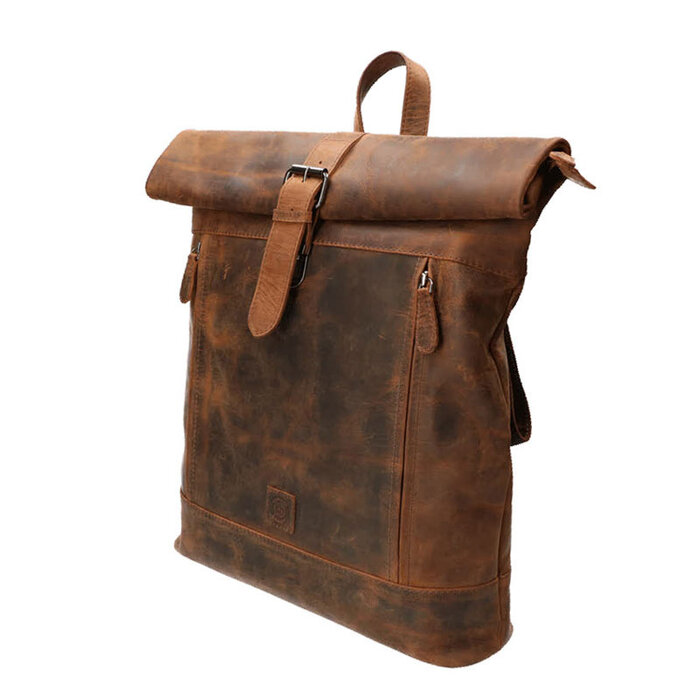 Leather Design Beatrice – Lederen Rolltop Rugtas