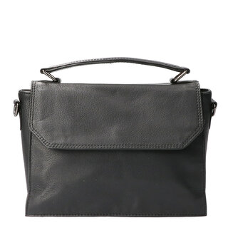 Leather Design Hand / Shoulder bag Black