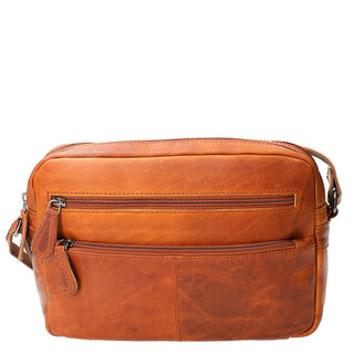 Leather Design Shoulder bag natural