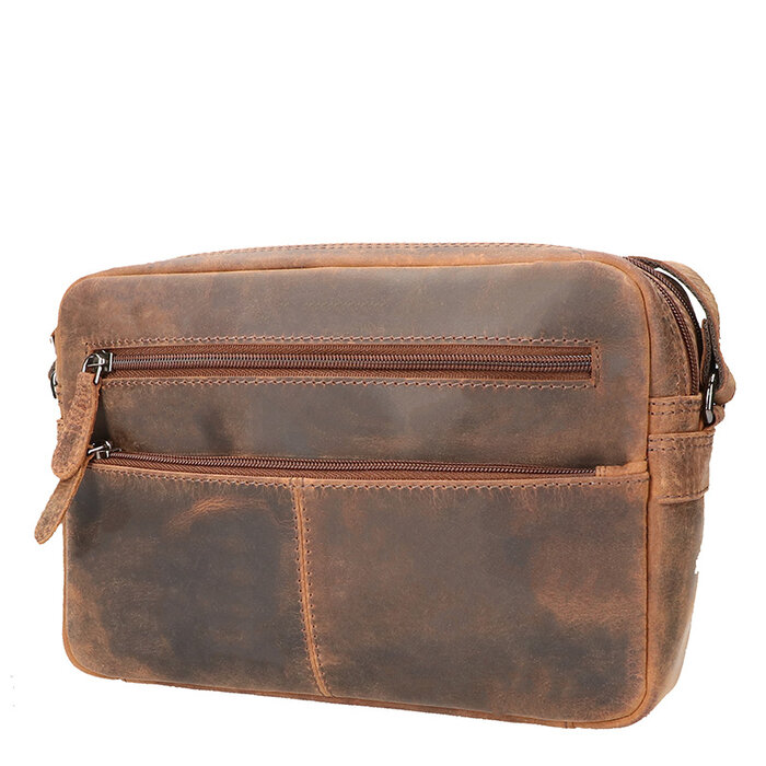 Leather Design Schoudertas Hunter