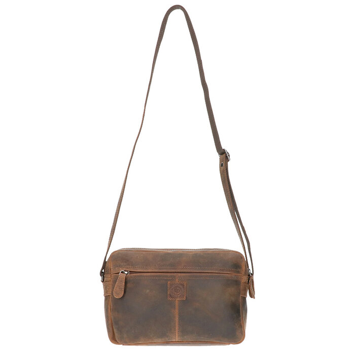 Leather Design Schoudertas Hunter