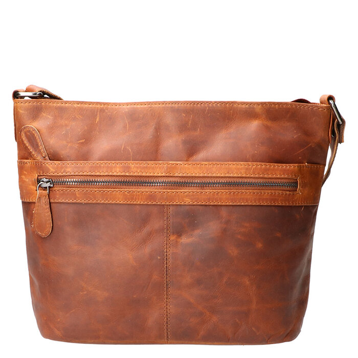 Leather Design Shoulder bag natural