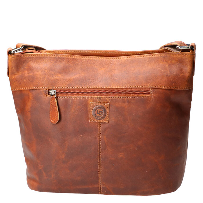 Leather Design Shoulder bag natural