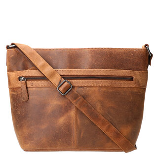 Leather Design Schoudertas Hunter